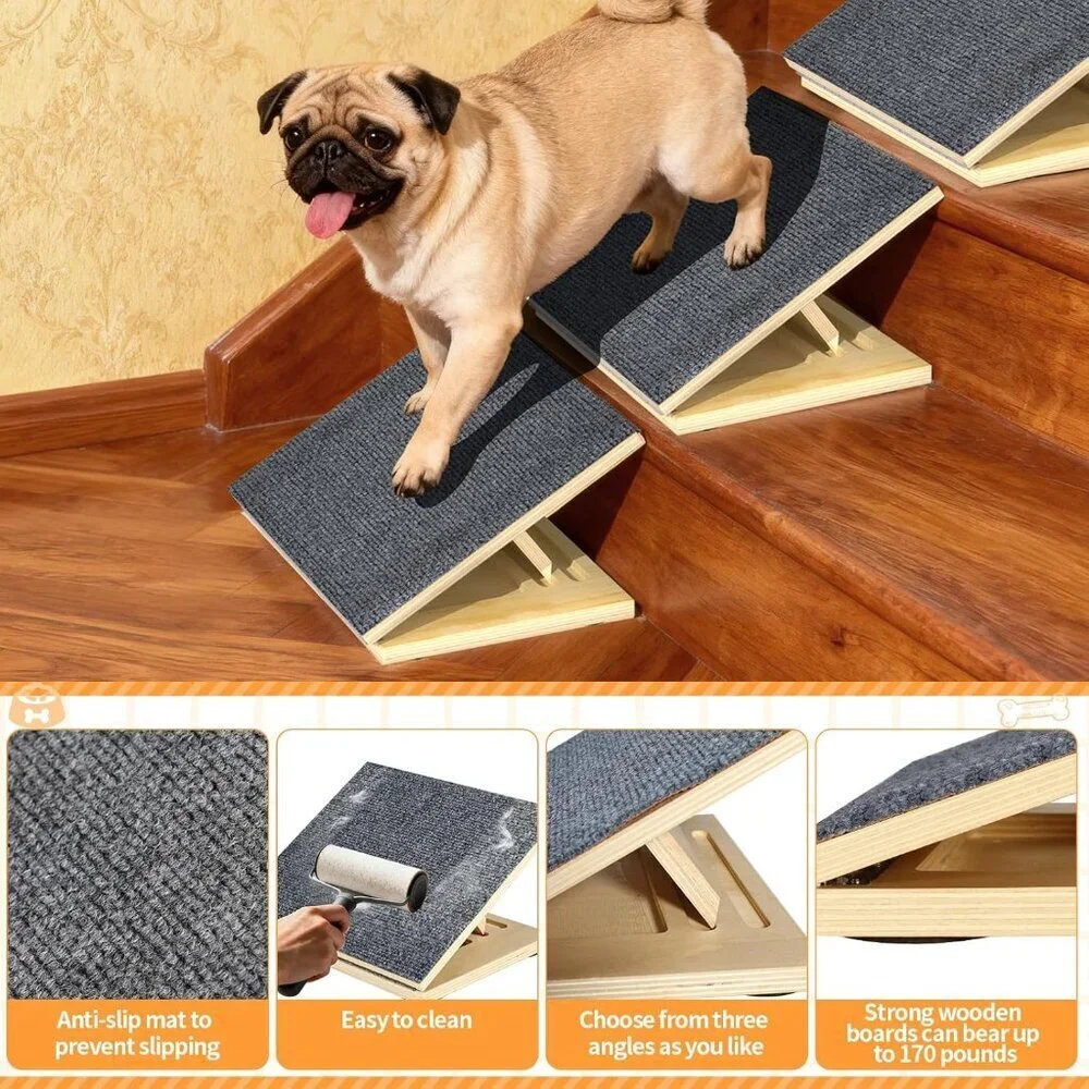 4 Pack Dog Ramps for Stairs